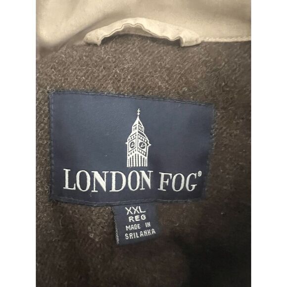 London Fog trench coat jacket size XXL - Picture 6 of 8